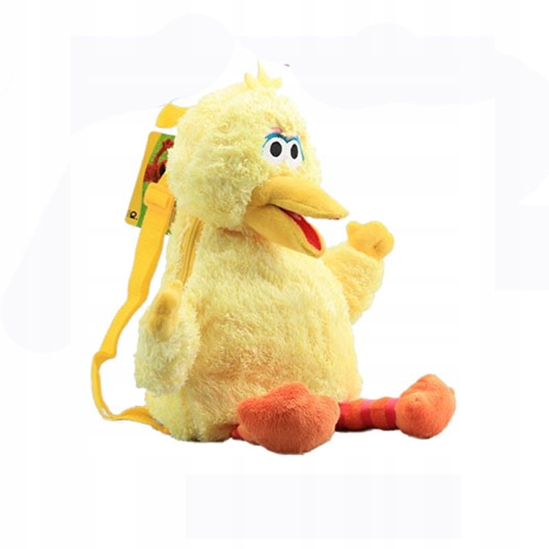 Predškolský batoh - Plyšový batoh SESAME BIG BIRD STREET
