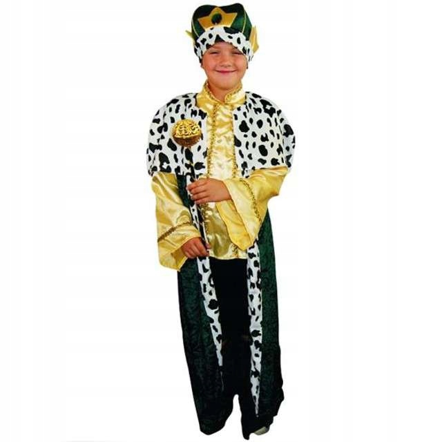 Kostým pre chlapca- Outfit kráľa Jasełka Green Carnival 130/140