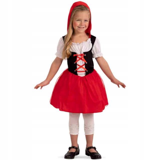 Kostým pre dievča - Karneval hračky Red Hood kostým na 110-116