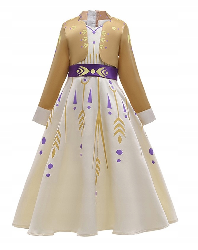 Kostým pre dievča - Šaty Anna Land of Ice 2 Dress Costume 146