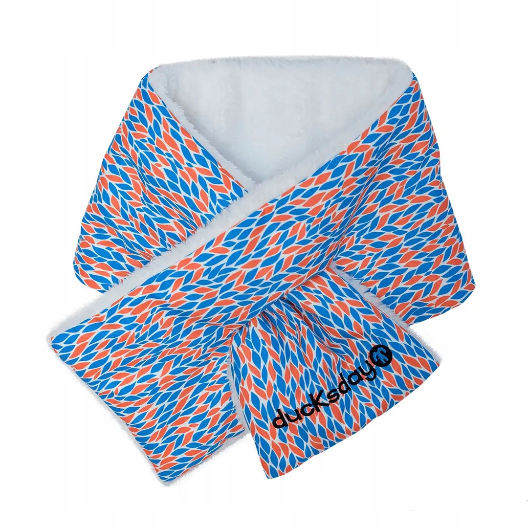 Nákrčník - Detská šatka Ducksday Blue, Orange Polyester