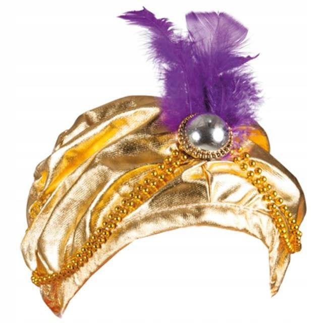 Kostým, maska - Boland Turban Sultan Selim Golden
