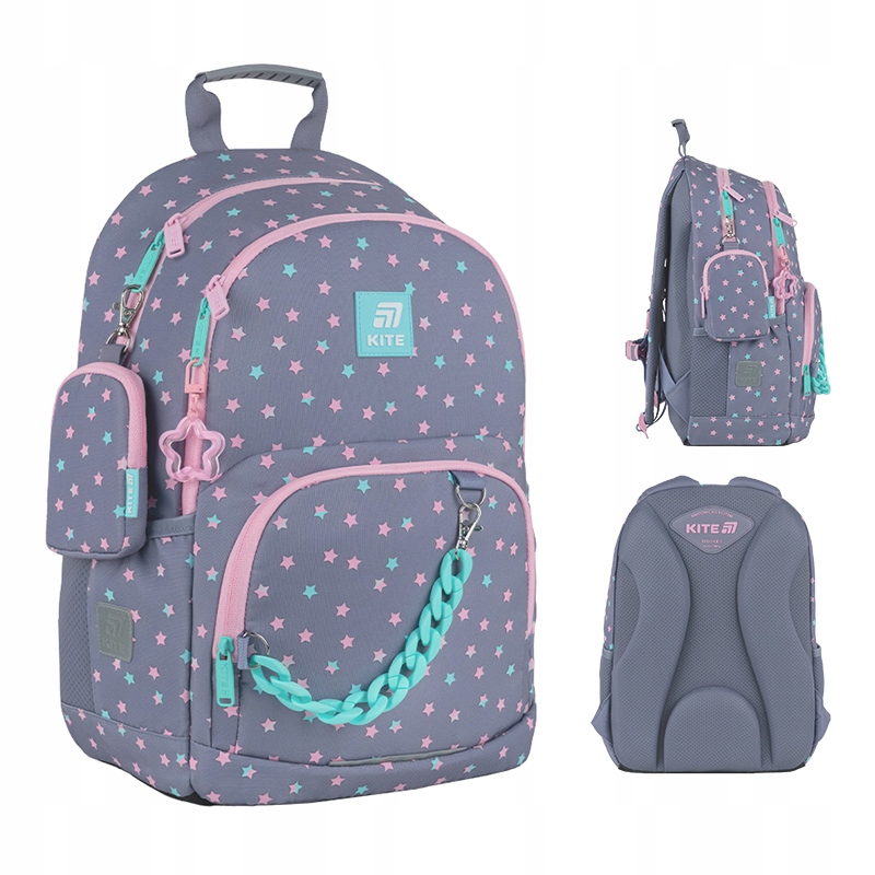 Školský batoh pre prváčky s bodkami Kite K25-585M-2 – ergonomický a štýlový