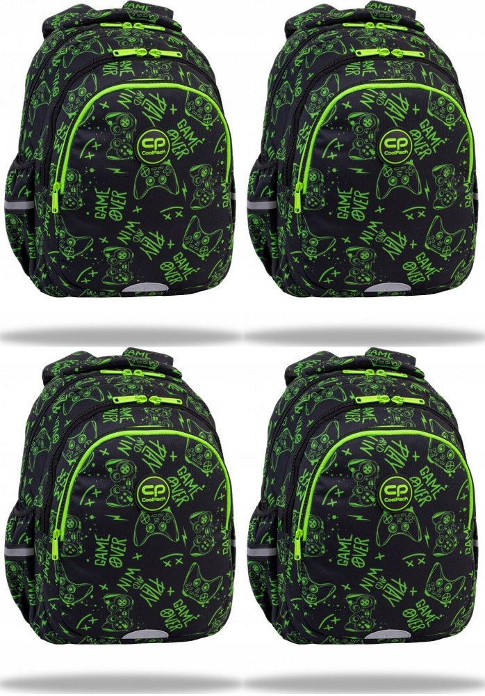 Ruksak Jerry 21L Game Night Black Neon pre školákov