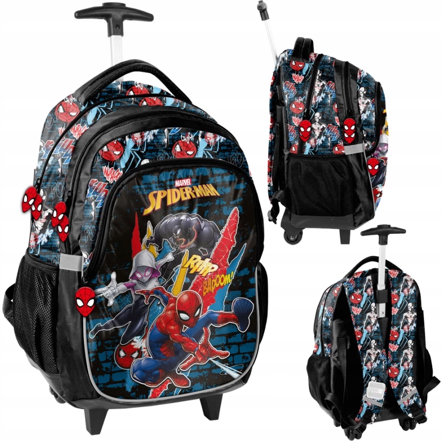 Školský batoh na kolieskach Spiderman - ideálny pre každého školáka