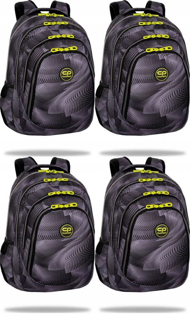 Mládežnícky športový batoh CoolPack, čierno-sivý, 27l