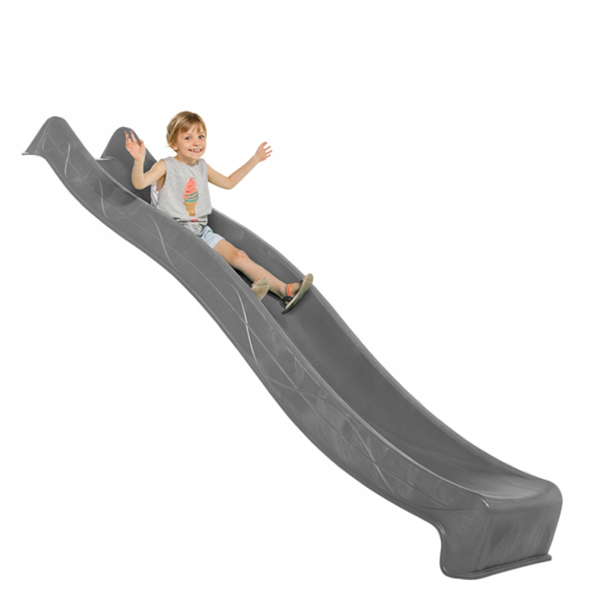 Tobogán TSURI sivý 300 cm pre deti od 3 m