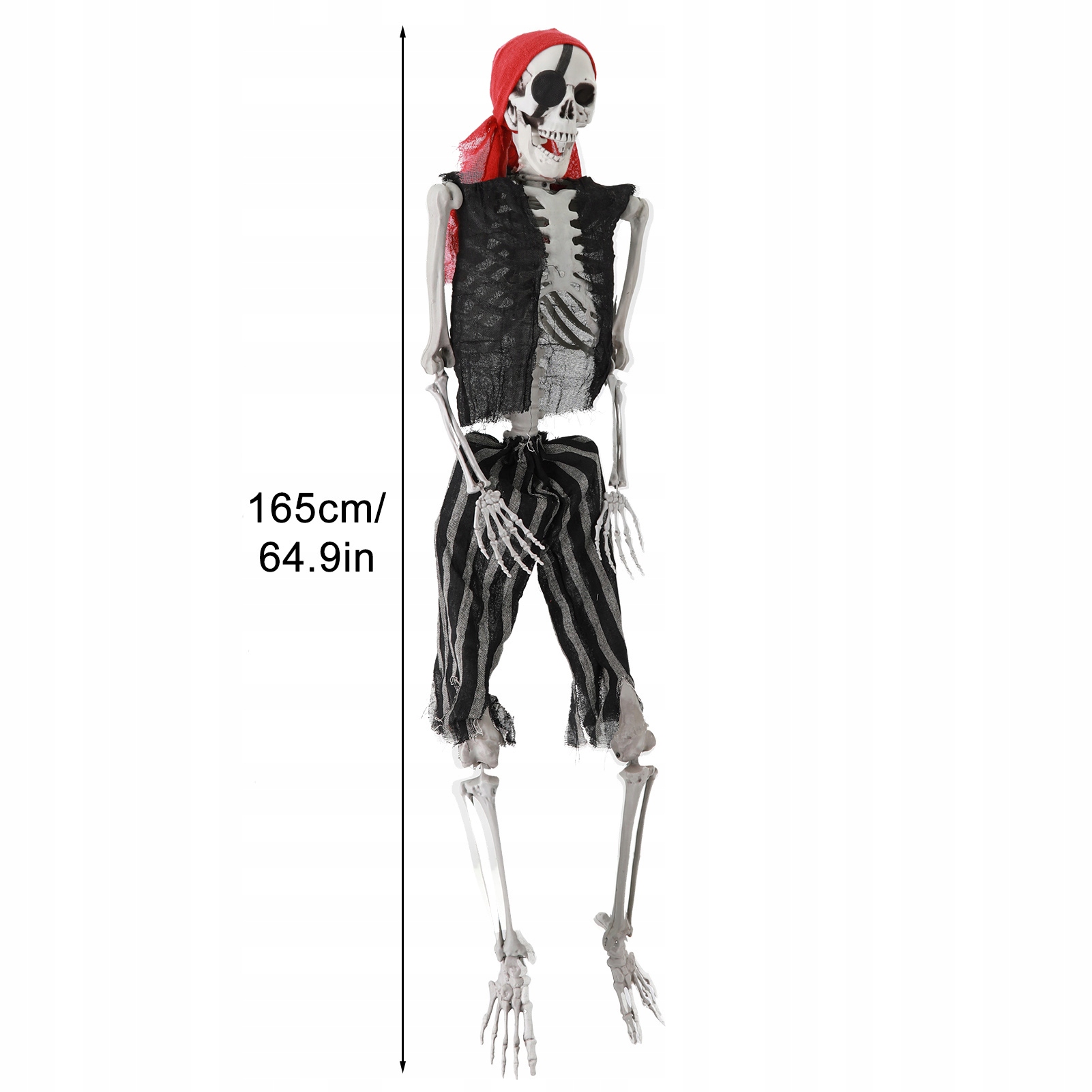 Simulácia štýlu Skeleton Prop Pohyblivé kĺby Halloweenska dekorácia